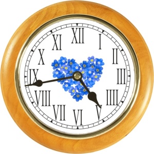 FMN Roman 8'' Maine Cherrywood Clock